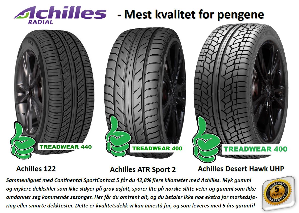 205/55R16 Sommerdekk